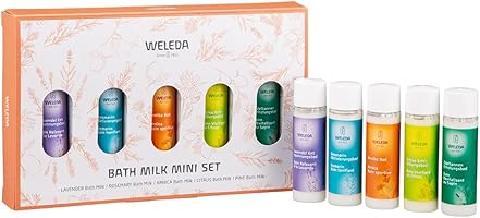 WELEDA(ヴェレダ) バスミルク ミニセットN 20mL×5本 浴用化粧料 アソートタイプ ギフト プレゼント トライアル バスタイム ラベンダー ローズマリー アルニカ シトラス モミ 天然由来成分 オーガニック