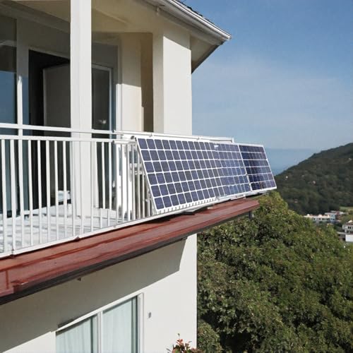 Sovolar Balkonkraftwerk Halterung Verstellbar – Universelle Halterung Balkonkraftwerk, Solarpanel Halterung, Balkonhalterung für Solarmodule, Solarmodul Halterung Balkon, PV Modul Solarhalterung