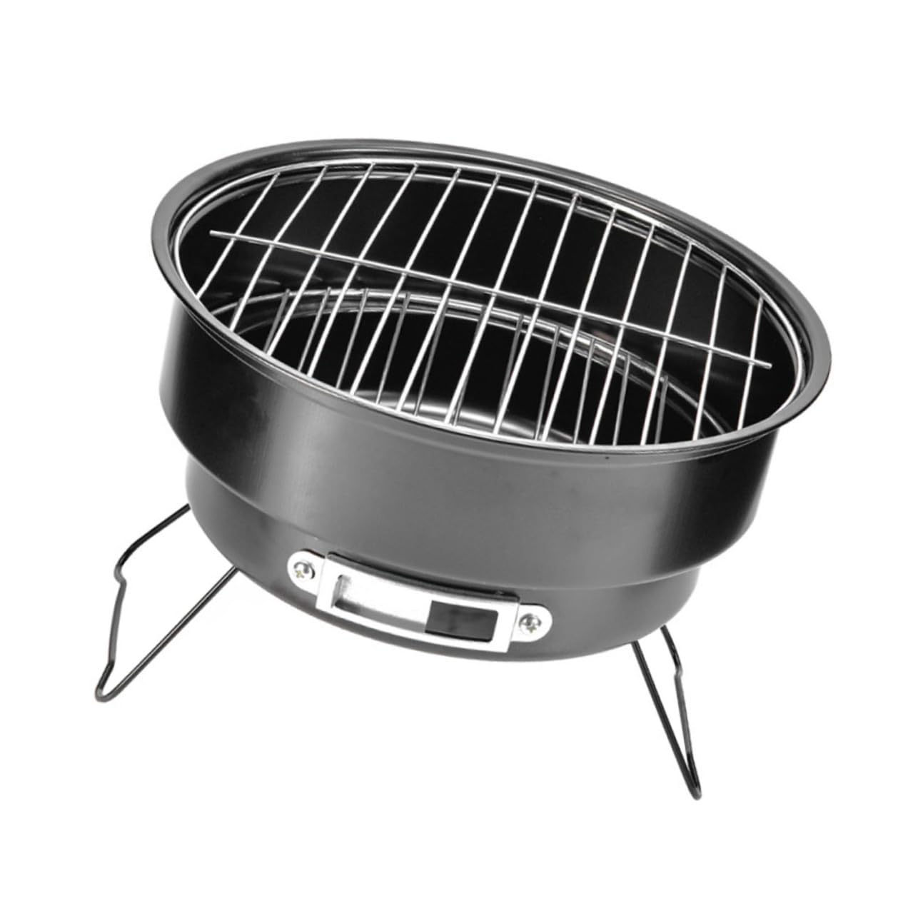 Réchaud de camping et gril rond portable de barbecue extérieur facile à nettoyer