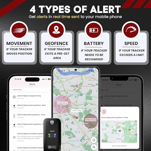 Mini 4G - 4G LTE Rechargeable Mini GPS Tracker, Car, Van, Motorbike etc. 34-205 Countries, Real Time Tracking and Notifications, 7 Day Free Trial - Sim Included, 12 Month Warranty (4G) - Image 5
