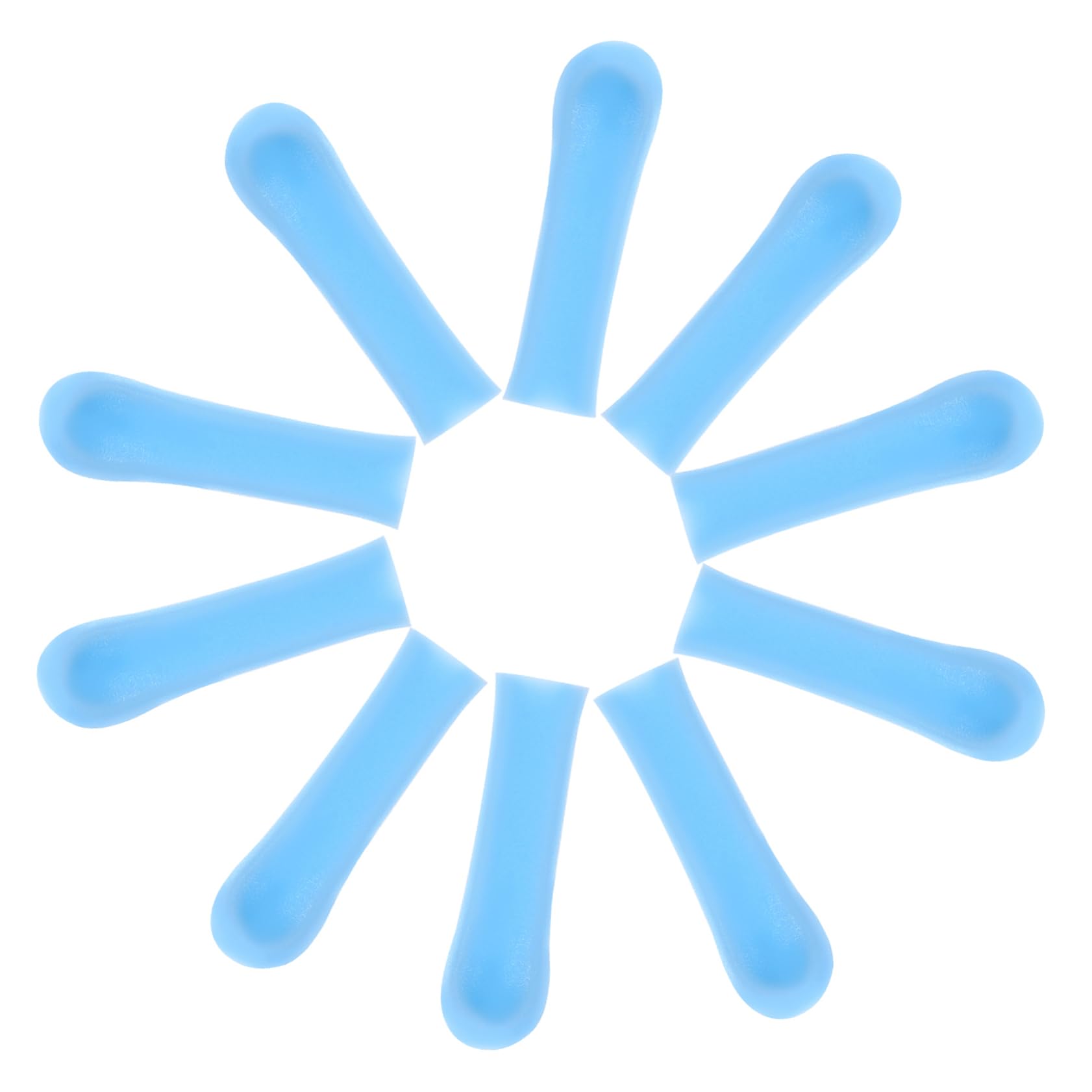 DECHOUS 3sets Soft Silicon Ear Spoon Tips Replacement Ear Covers for Earwax Removal 10pcs*3