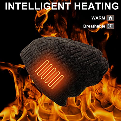 Bonnet chauffant lavable à piles avec isolation thermique active pour l'hiver - 2