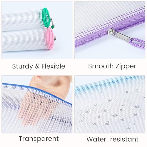 Sooez 24 Pack Mesh Pouch