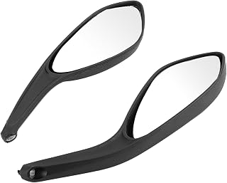 Broco 1 Paar Lenkerspiegel motorrad Motorräder Original-Rückansicht Rückspiegel Fit for DUCATI Monster 696 795 796 1100