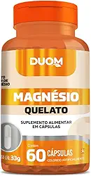 Magnésio Quelato Alto Teor de Magnésio 60 Cápsulas - DUOM
