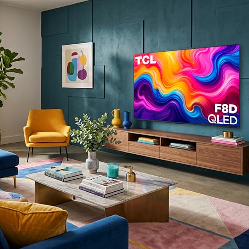 Image of TCL 85-Inch F8D Series 4K QLED Smart TV (85F8D, 2026 Model) with Dolby Vision HDR and Dolby Atmos, Game Accelerator 288 and VRR for Sports and Gaming | Fire TV, Alexa+, 120Hz Refresh, LED Backlighting