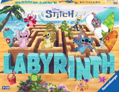 Ravensburger 24943 - Stitch Labyrinth - Der Spieleklassiker für 2-4 Spieler ab 7 Jahren mit dem liebenswertesten außerirdischen Haustier der Disney-Welt – Bild 3