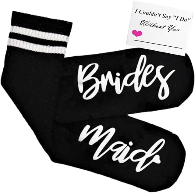 PAIXUN Bridesmaid Gifts For Women Wedding Gifts Proposal Set Bachelorette Party Favors Decorations Bride Socks