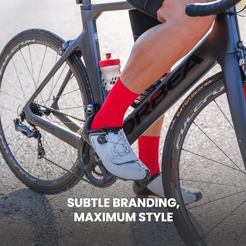Image of GripGrab Lightweight SL Summer Cycling Socks - 2 Lengths, Road & Gravel | Breathable Coolmax mesh, stretch arch support, short ~3.5 in or tall ~6 in cuff - road, MTB, gravel & indoor biking