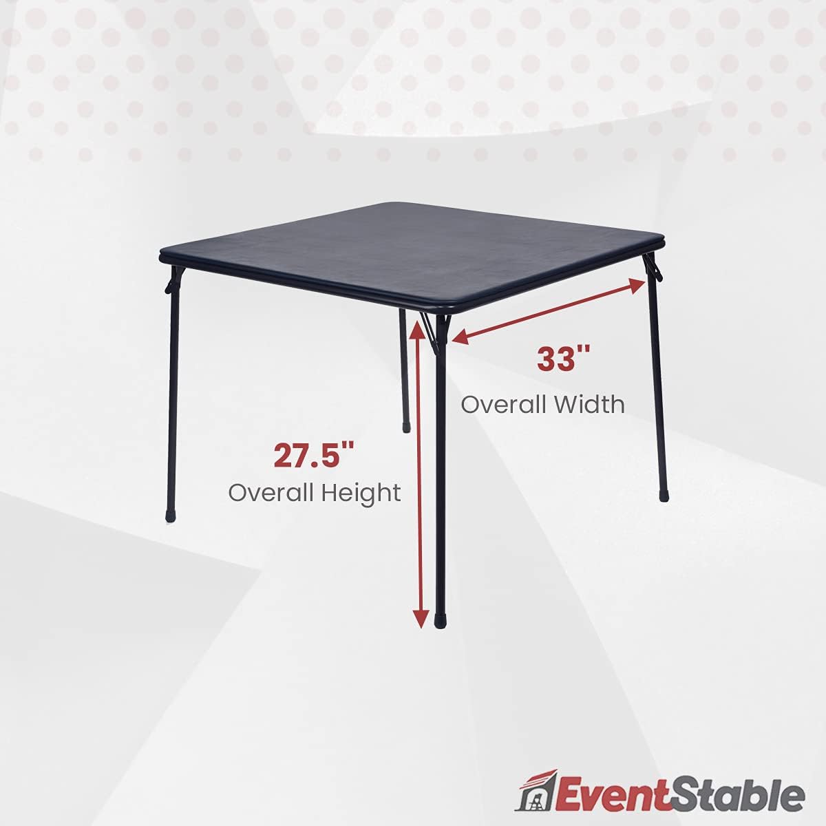 Buy Eventstable Titan Series Navy Folding Card Table And Navy Blue Metal Folding Chair Set 5 Pieces Online In Indonesia B083jmn3pt
