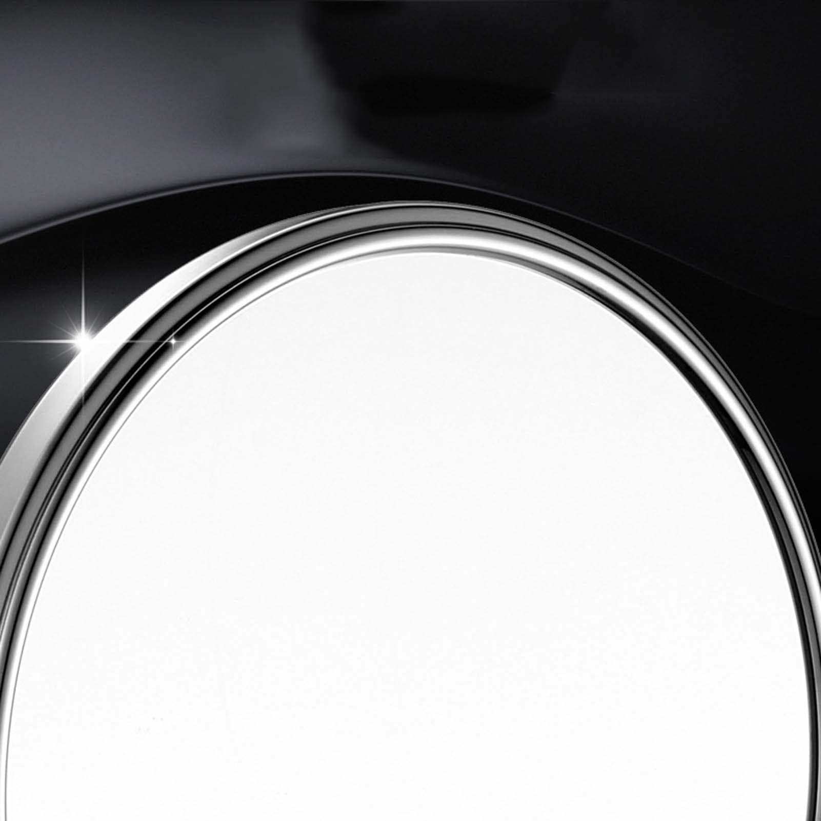 YSUEFIJO Espejo de Maquillaje Pared, Espejo de Aumento para Bano, Espejo de Mesa de Doble Cara, Espejo de Maquillaje Retro de Alta Definición, Espejo Cosmético para Hombre y Mujer