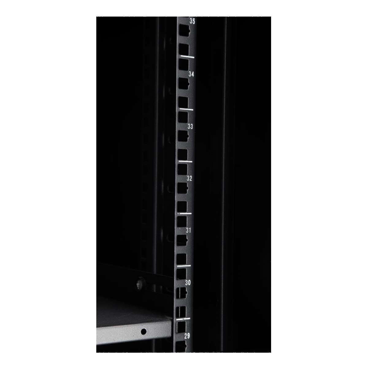 Aiten Data Armario Rack Suelo 19" 42U 800 x 1000 x 2060 mm Montado con Accesorios: 2 Bandejas Fijas, 4 Ventiladores 120 mm, 1 PDU con 8 Puertos de 1U, Patas, Ruedas y Llaves