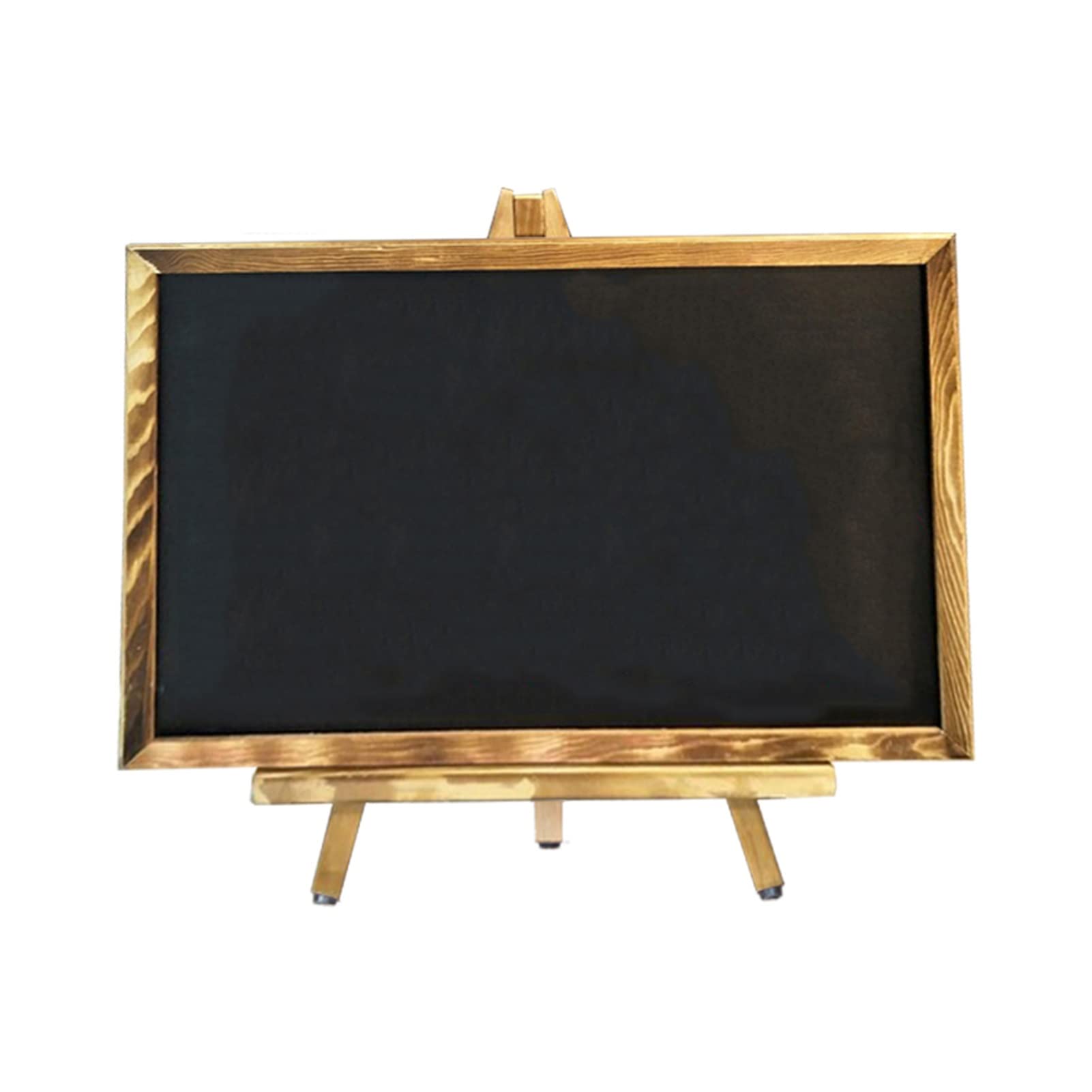 Letrero De Pizarra Enmarcado Rústico con Soporte De Trípode De Madera, Tablero De Exhibición De Tiza De Menú Memo De Mesa para Cocina, Boda, Bar, Restaurante