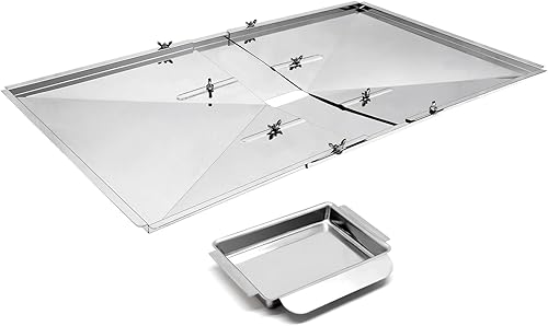 Miniatura 7 de Adviace Grill Drip Pans Replacement, 24" - 27" Adjustable Grease Tray witn Catch Pan for Dyna Glo, BHG Grill, Nexgrill, Backyard Grill, Kenmore,