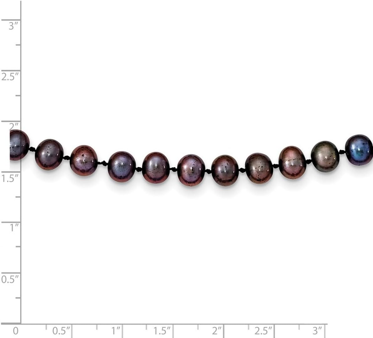 14k Solid Yellow Gold Black Freshwater Onion-Freshwater Cultured Pearl Necklace Pendant-Necklace for Women in Choice of Lengths - Image 2