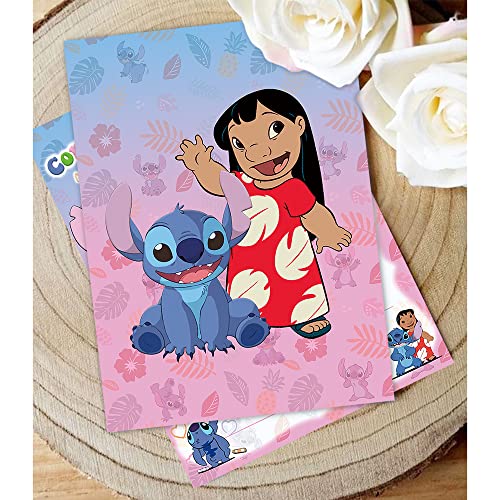 20 Stitch Party Invites Invitations Princess Theme Gift Cards Party Supplies With Envelope #TOP4