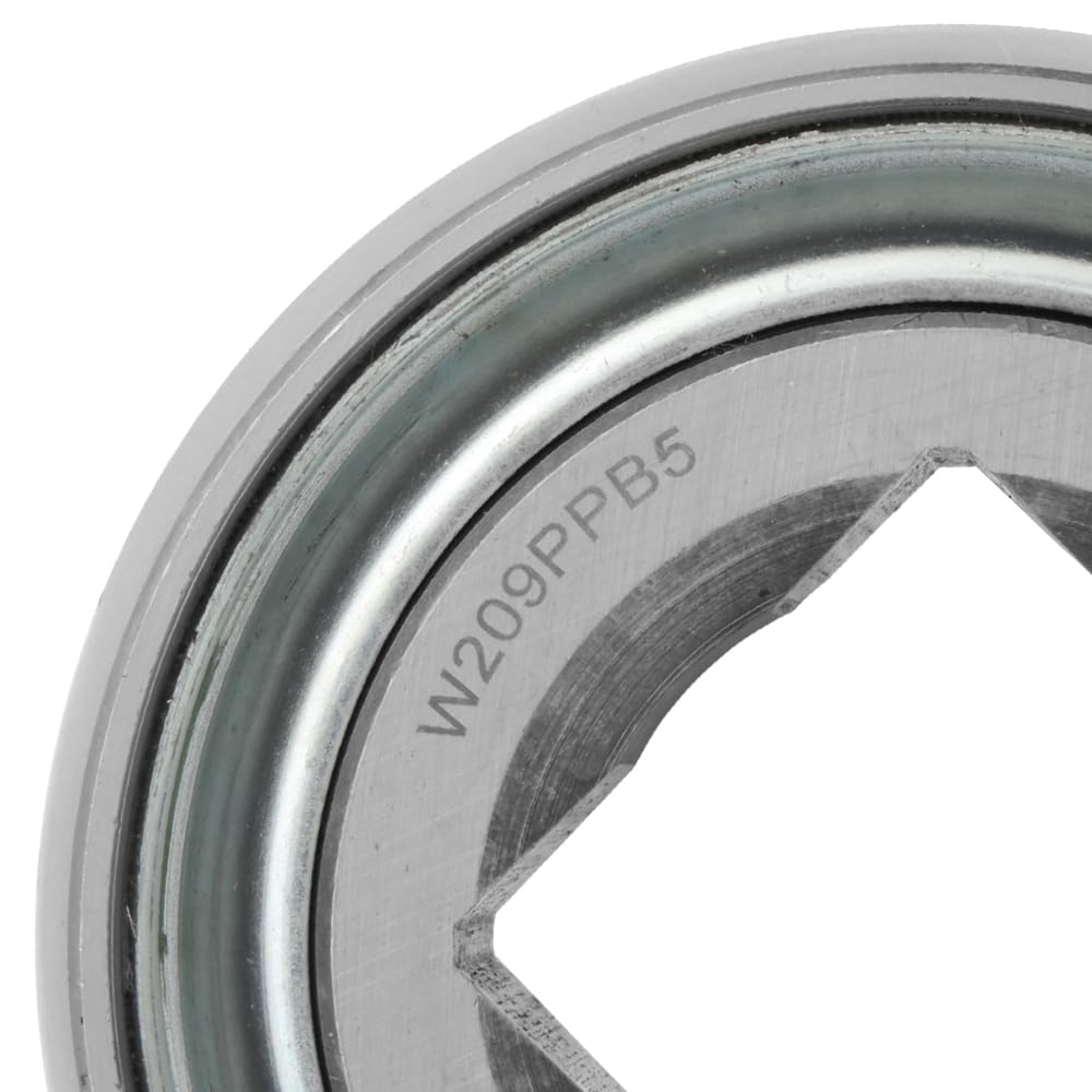 [2-Pack] W208PPB8, 2AS08-1-1/8, DS208TT8 - Disc Harrow Agricultural Bearing - Square Bore: 1-1/8 in - Curved Outer Diameter: 3.15 in - IR Width: 1.438 in - OR Width: 1.188 in