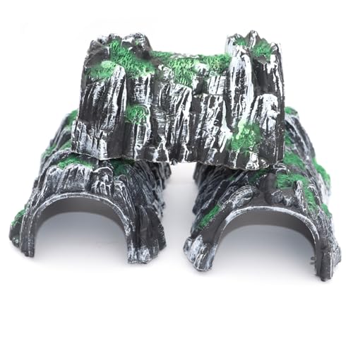 Train Tunnel N Scale Train Accessories 3pcs Model Train Railway Rockery Cave Tunnels Plastic DIY Miniature Railway Scene Accessories