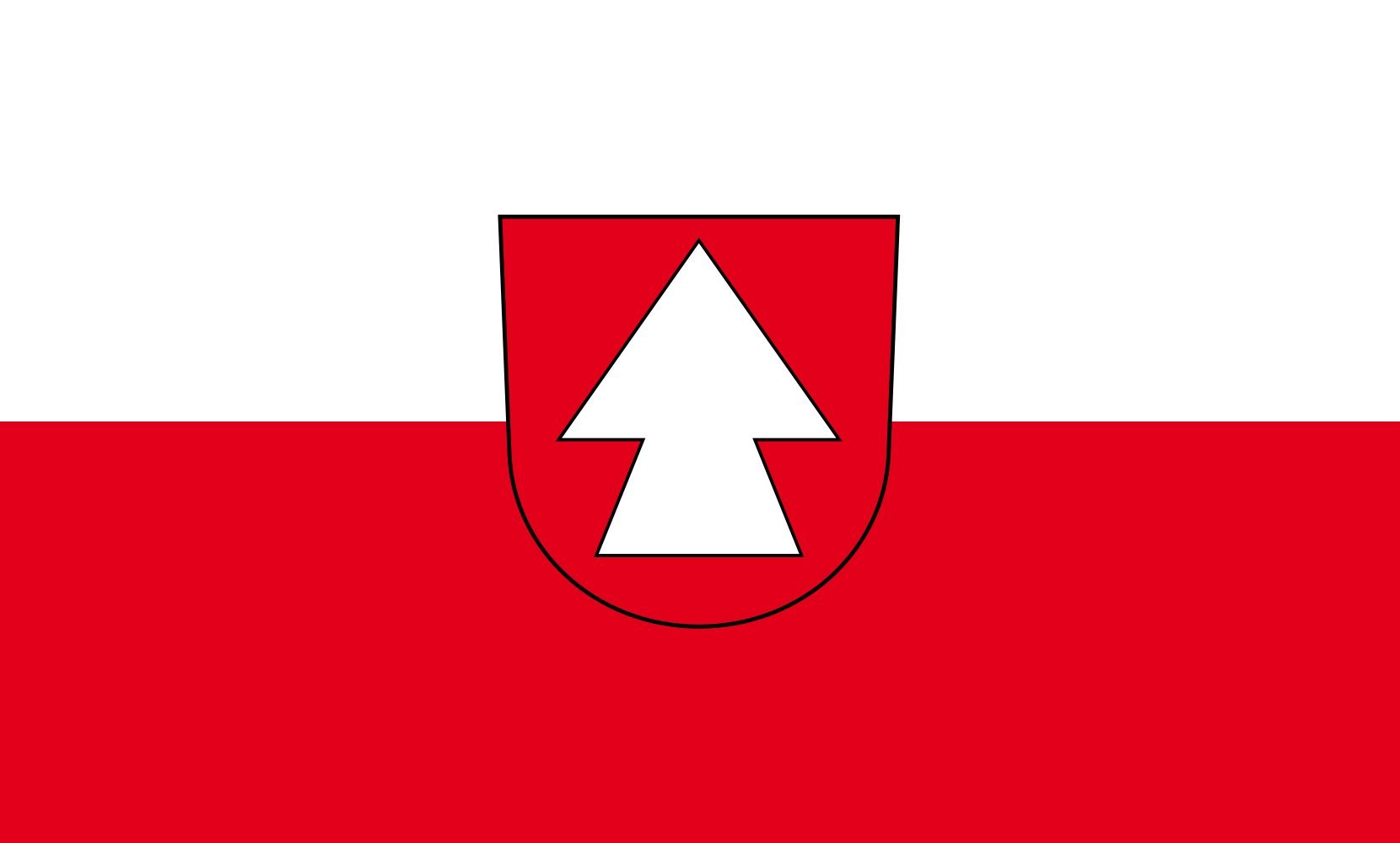 Drapeau Large Hirrlingen paysage pour pavoiser vos façades et jardins