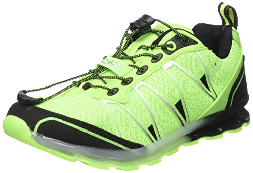 CMP Campagnolo Atlas, Sandalias de Senderismo Unisex Adulto, Verde (Frog-Nero 11be), 34 EU