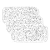Hycles Replacement Sienna Luna Cloth Pads for Steamer Head Mop Pads SSM-3006 Washable Microfiber 3 Pack