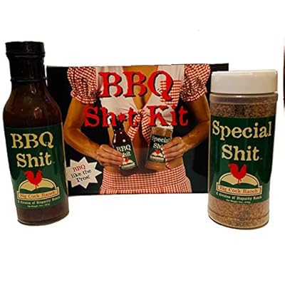 Big Cock Ranch Special Shit and BBQ Shit Kit | Funny BBQ Sauce Gift Set | Best BBQ Accessory | Made in the USA | Makes a Great Gag Gift for Men | Season Your Steak, Chicken, and Ribs