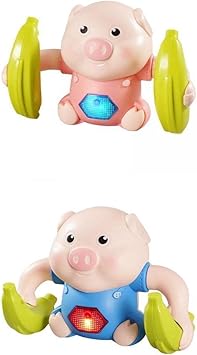 Amazon 2ピース 個電気豚赤ちゃん歌う音楽おもちゃ音声コントロールデザイン 寝かしつけ用おもちゃ おもちゃ Amazon 2ピース 個電気豚赤ちゃん歌う音楽おもちゃ音声コントロールデザイン 寝かしつけ用おもちゃ おもちゃ