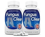 Justified Laboratories (2 Pack) Fungus Clear 1.5 Billion CFU Probiotic Pills 120 Capsules