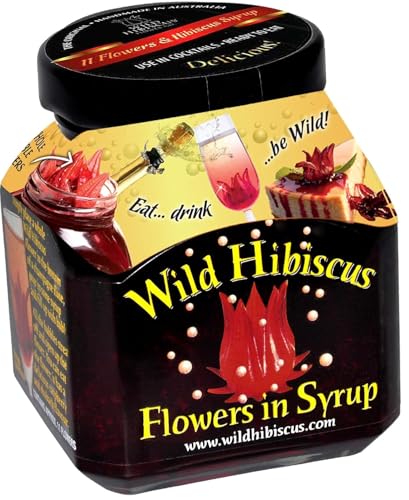 Wild Hibiscus in Syrup 11 Blüten, 1er Pack (1 x 250 g)