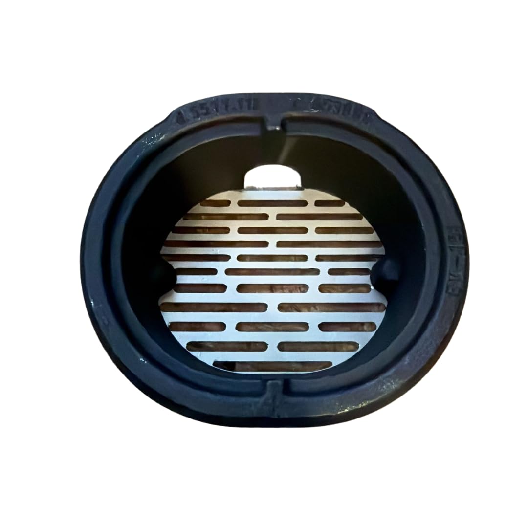 Crisol inferior con junta original Edilkamin Cód. R656200 para estufas Brio, Forma, Inpellet 49/54, Idroflexa C, Twin recambio oficial