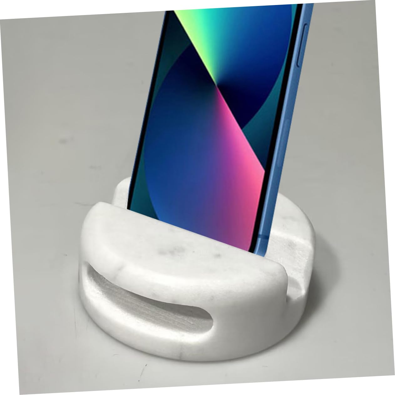 SHINEOFI Supporto Per Telefono Da Scrivania in Marmo Supporto Per Telefono E Tablet Da Usare Sul Letto O Sul Divano