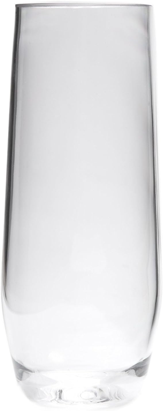 Plastic Champagne Stemless Flutes Glasses Set of 4