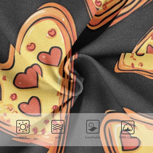 Wusikd Pizza Slices Boys' Underwear Cotton Heart Boys Briefs Soft Toddler Underwear 2T3