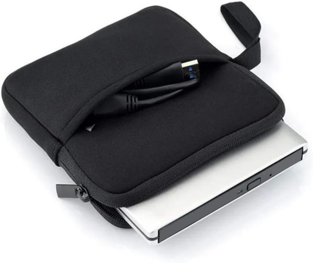 Computer External Disc Disc Drive Storage Protective Carrying Case Hard Drive Sleeve Carrying Bag Player Portable Bag