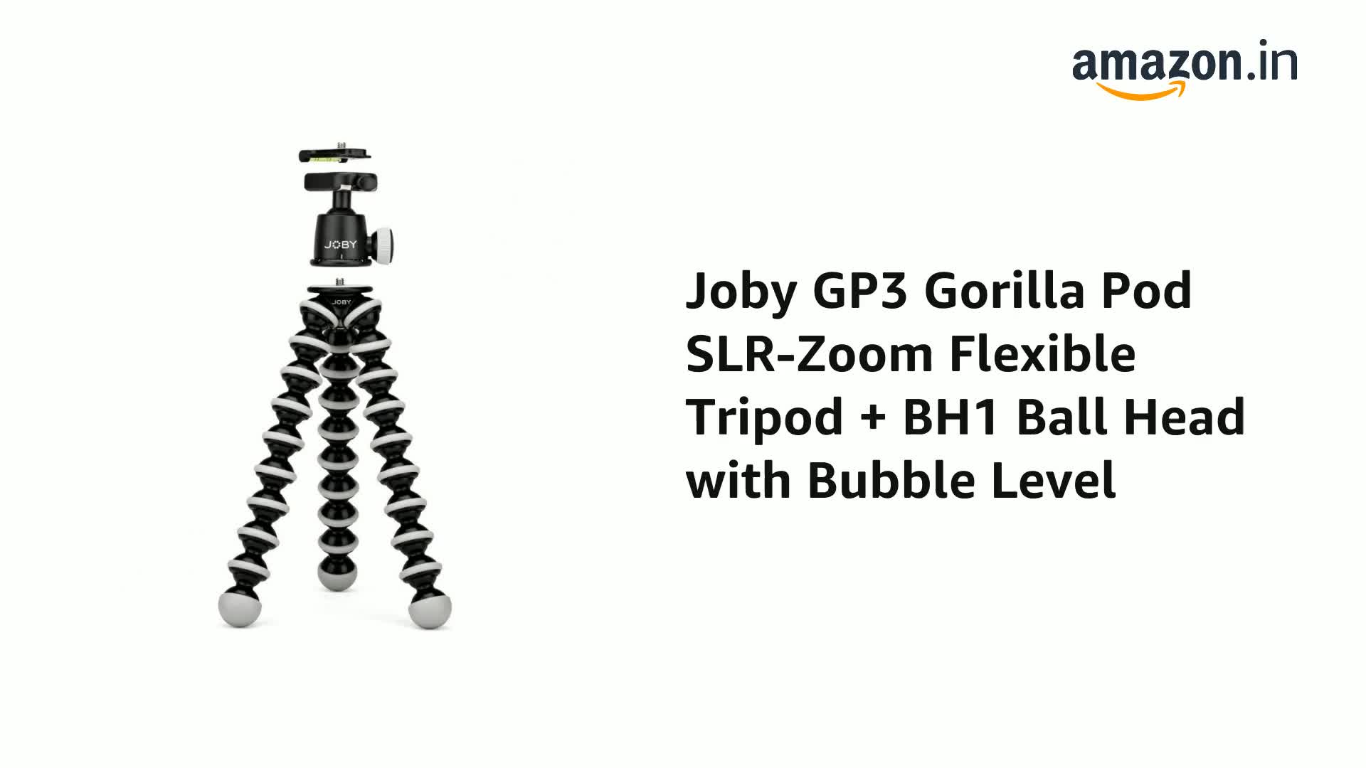 Buy Joby GP3 Gorilla Pod SLR-Zoom Flexible Tripod + BH1 Ball Head 