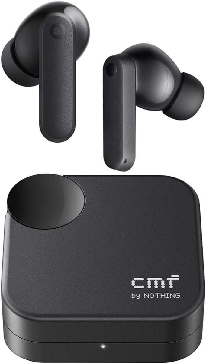 CMF by Nothing Buds 2a ワイヤレスイヤホン Bluetooth 5.4【最大35.5時間再生 IP54 防水 ノイズキャンセリング ANC Diracチューニング 4マイク ChatGPT対応】 HDマイク搭載 防塵 ダークグレー