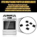 826885 Stove Grate Rubber Feet Replacement for Wolf CG Series Gas Cooktop Range Burner Grate Pad Rubber Support Bumpers Parts, Fit for Wolf Cooktop CG304T/S CG304P/S CG365P/S CG365T/S (6 Pack)