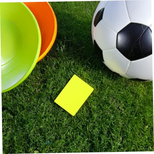 Mikikit 22pcs tarjetas para árbitros rojo y amarillo miniatura 4