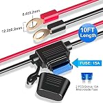 Cigarette Lighter Adapter, 10FT Cable, 216W 3-Socket 12V Car Power Outlet - Image 5