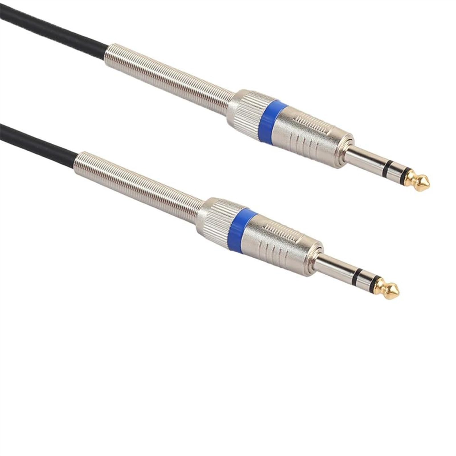 Cavo audio per chitarra Cavo audio da 6,35 mm maschio a for amplificatore mixer for chitarra con bobina a molla nero blu 1,8-10 m(10m)