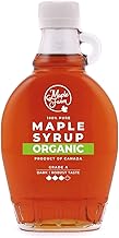 MapleFarm - Pure Canadian ORGANIC Maple Syrup Grade A (Dark Taste, Sturdy) - 250 ml (Pack of 1) - Pure Maple Syrup - Organic Maple Juice