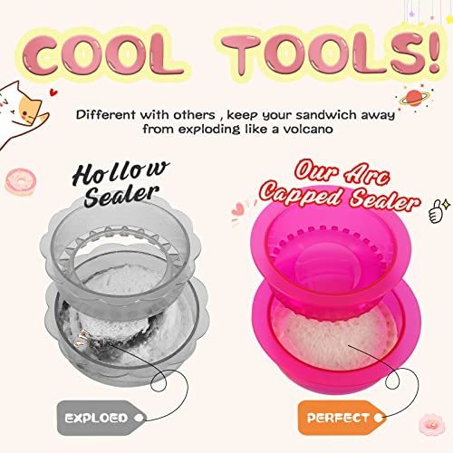 Darsun Sandwich Cutter And Sealer, 5 Pcs Sandwich Cutter For Kids, Decruster Sandwich Maker, Sandwich Press Crimper Diy Jelly Crustless Sandwich Bread Pie Cookie Cutter For Children Boys Girls #TOP1