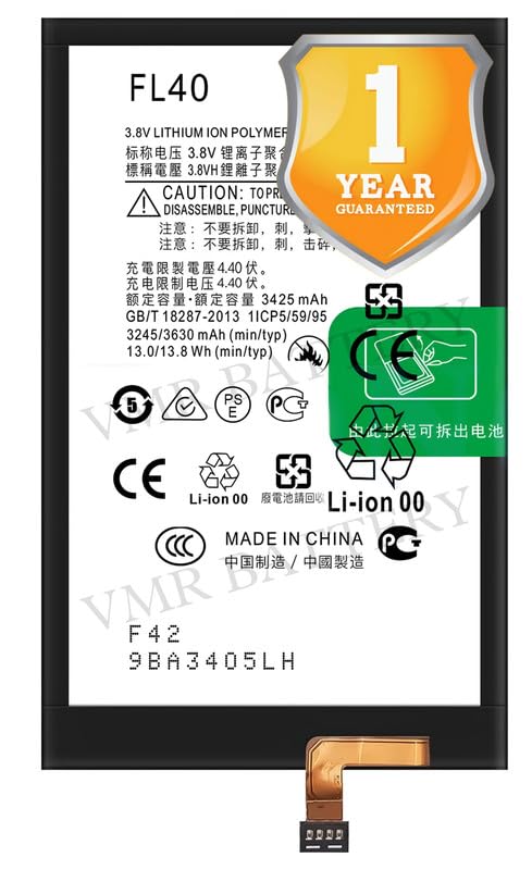 Image of Original FL40 Battery Compatible for Motorola Moto X Play (XT1562, XT1563, XT1564) | Moto X Play Dual SIM (XT1563) | Motorola Droid Maxx 2 (XT1565, XT1565B) - (3630mAh) - 1 Year Warranty K7