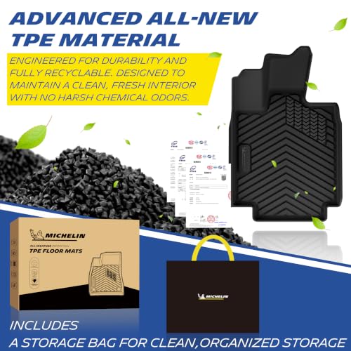 Image of Michelin Vehicle Mat for 2023-2026 Tesla Cybertruck, Truck Floor Mat