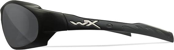 Wiley X XL-1 Advanced Sunglasses, ANSI Z87 Safety Glasses for Men and Women, UV Eye Protection for Shooting & Motorcycle Matte Black Frame, Smoke Grey and Clear Changeable Lenses, Ballistic Rated