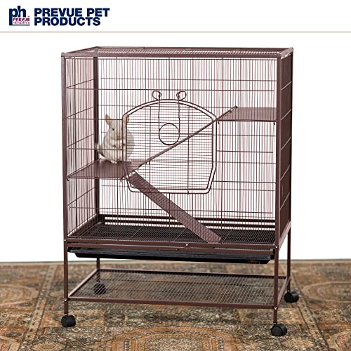 Image of Prevue Pet Products Rolling Small Animal Cage Chew-Proof Critter House | Ideal for Rats, Chinchillas, Ferrets, Guinea Pigs, Easy to Clean