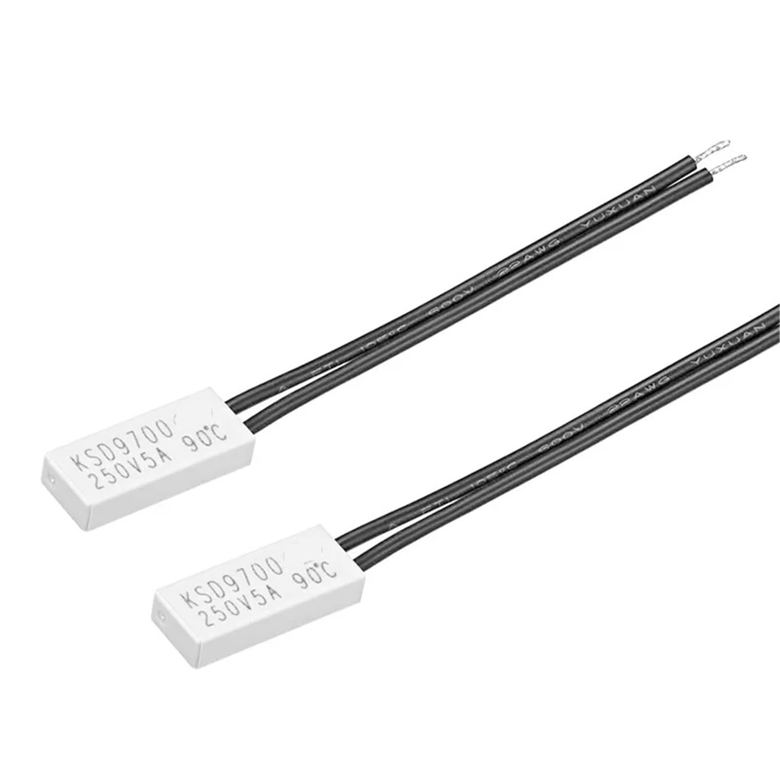 5PCS Thermostat KSD9700 Temperaturees Switch Overheat Protector Temperature(40C,Normally open)