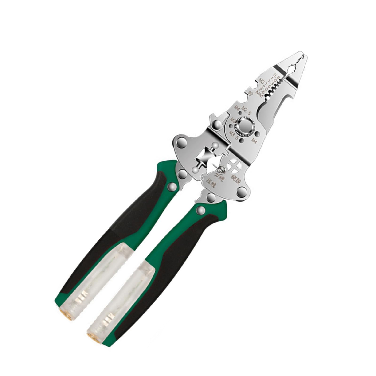 Wire Stripper 16 in 1 Wire Stripping Pliers for Cutting and Pulling Wires with Electricity Measurement Function Tool with