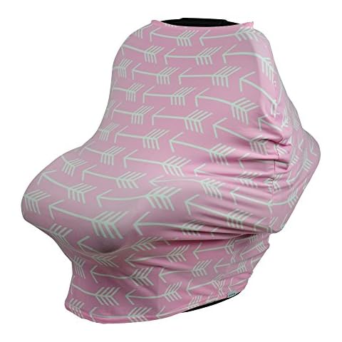 ADOROLOGY Pink Arrow Stretchy Breastfeeding Cover 4i in 1 Multi-Use, Perfect for On-The-Go Moms Cover