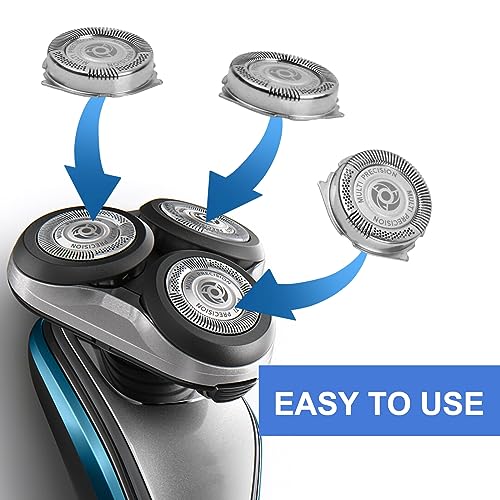 6 Pezzi Testine per Rasoio Elettrico da Uomo